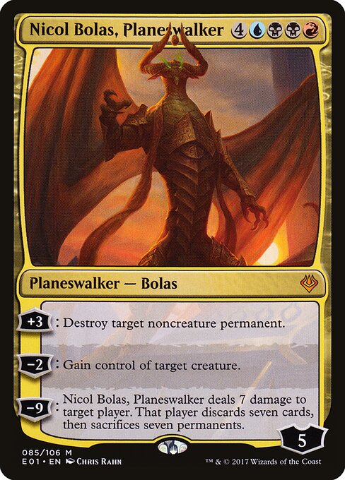 Nicol Bolas, Planeswalker card art