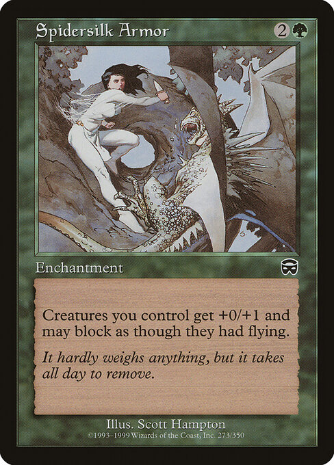 Spidersilk Armor card art