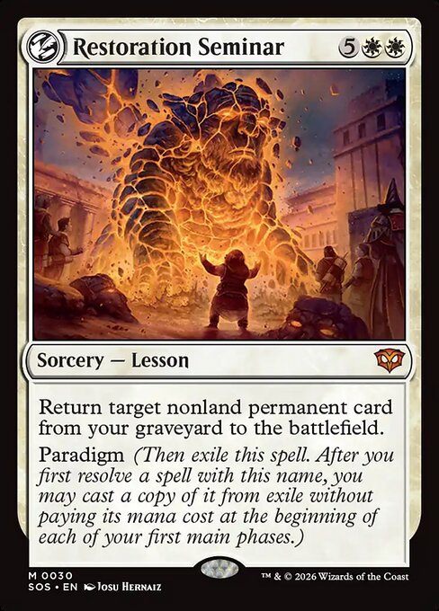 Restoration Seminar card art