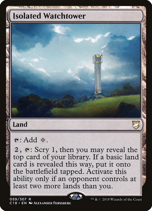 Isolated Watchtower card art