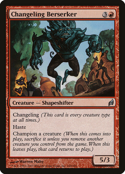 Changeling Berserker card art