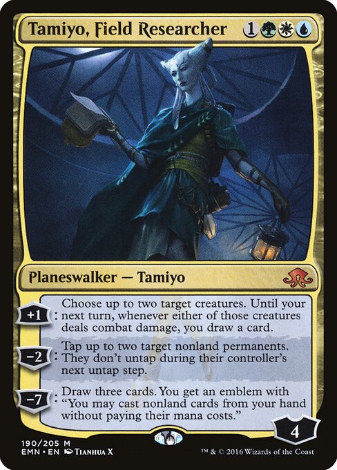 Tamiyo, Field Researcher card art