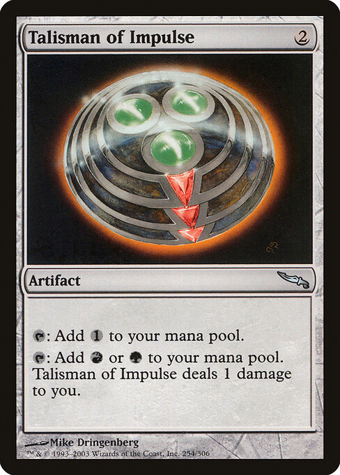 Talisman of Impulse card art