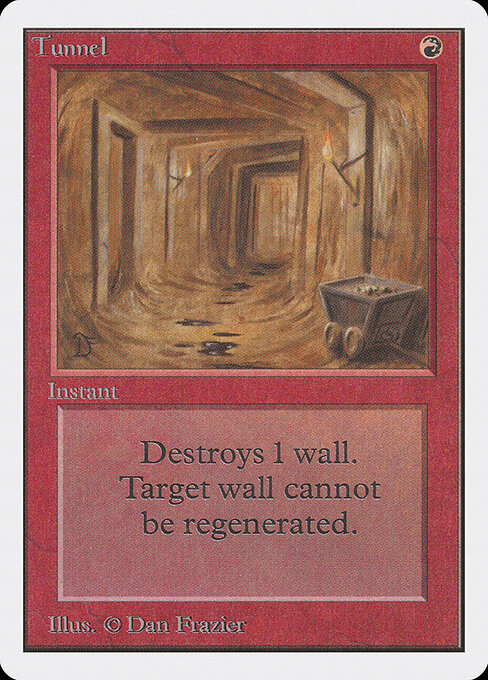 Tunnel card art