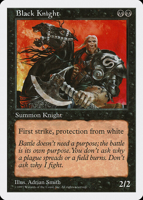 Black Knight card art