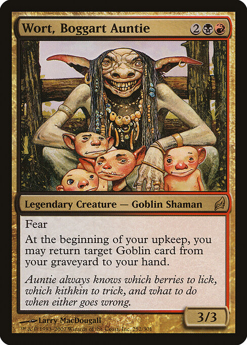 Wort, Boggart Auntie card art