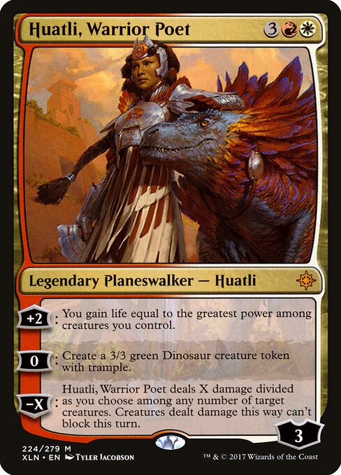 Huatli, Warrior Poet card art