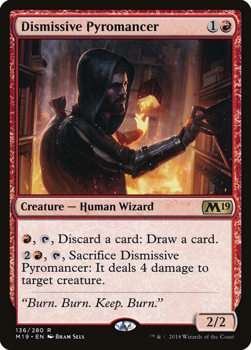 Dismissive Pyromancer card art