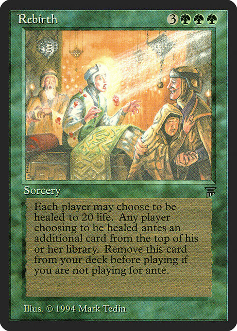 Rebirth card art