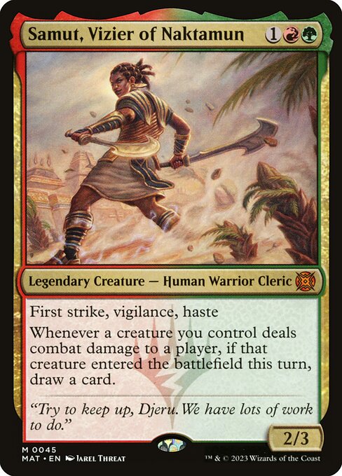 Samut, Vizier of Naktamun card art