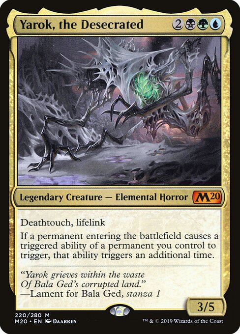 Yarok, the Desecrated card art