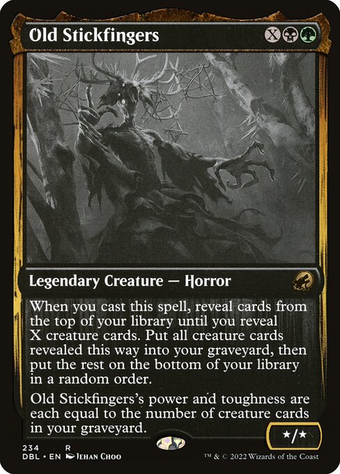 Old Stickfingers card art