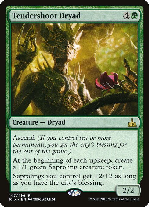 Tendershoot Dryad card art