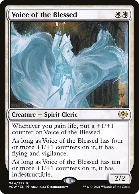 Voice of the Blessed card art