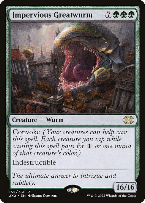 Impervious Greatwurm card art