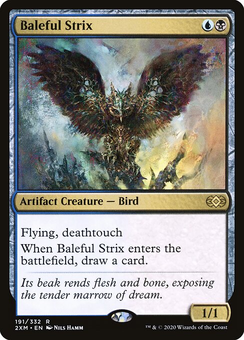 Baleful Strix card art