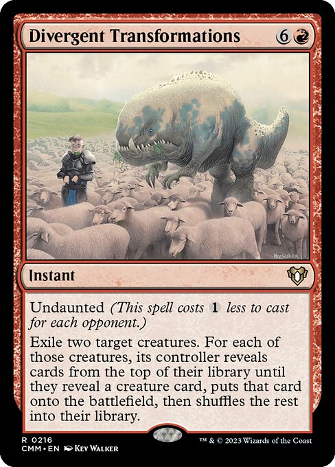Divergent Transformations card art