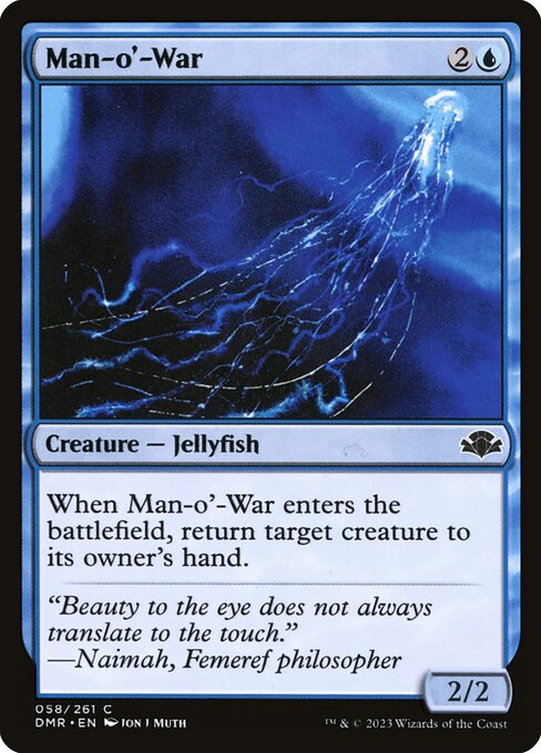 Man-o'-War card art