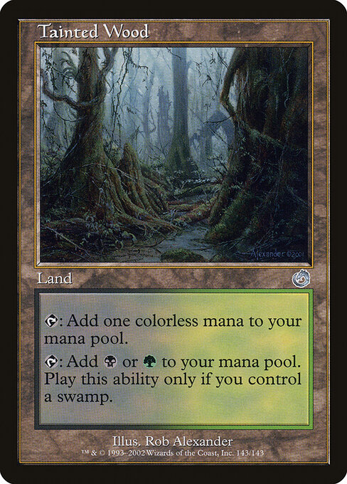 Tainted Wood card art