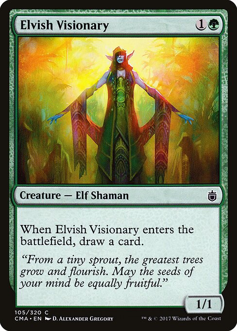 Elvish Visionary card art