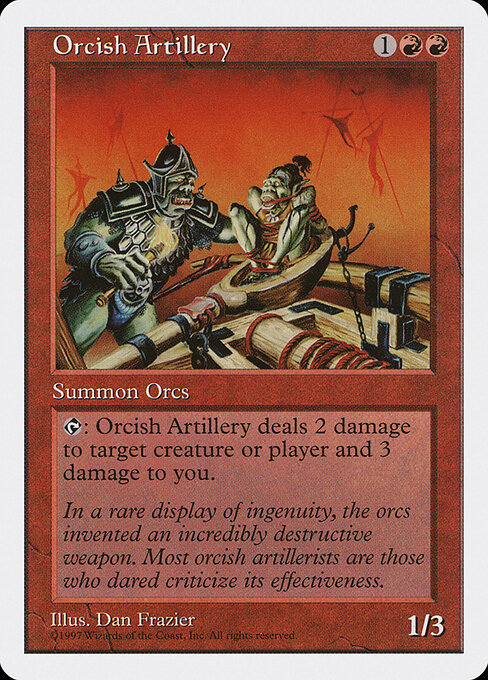 Orcish Artillery card art