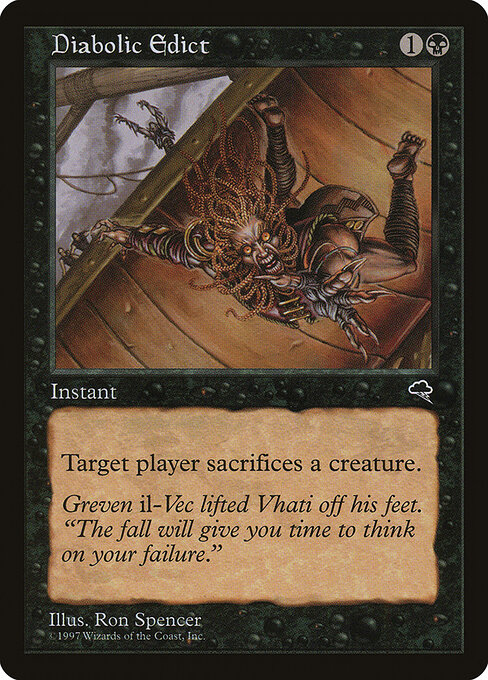Diabolic Edict card art