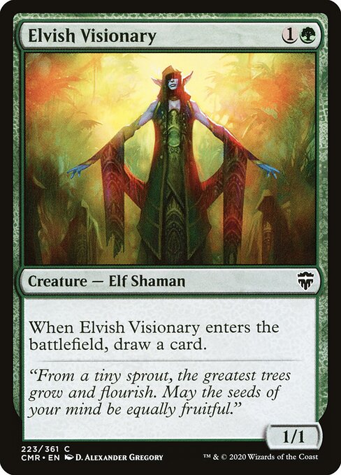 Elvish Visionary card art