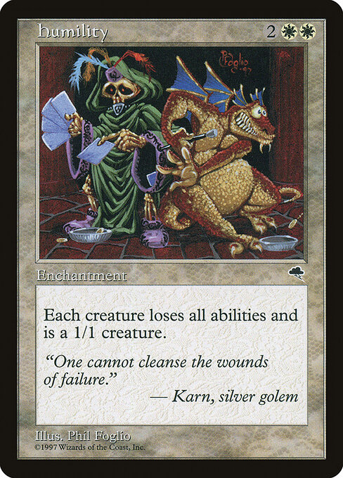 Humility card art