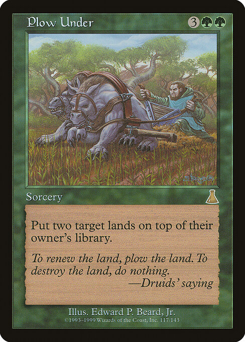 Plow Under card art
