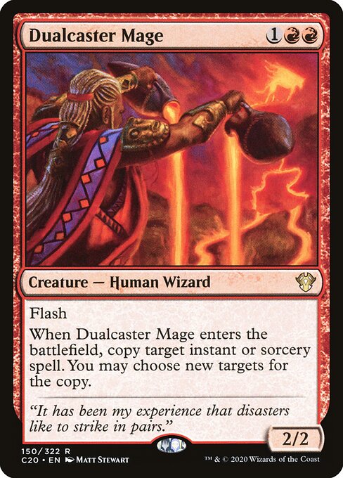 Dualcaster Mage card art