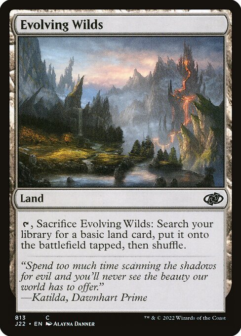 Evolving Wilds card art