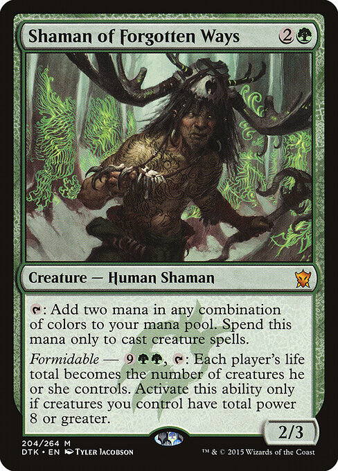Shaman of Forgotten Ways card art
