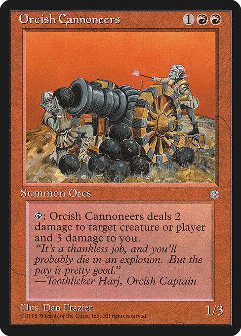 Orcish Cannoneers card art