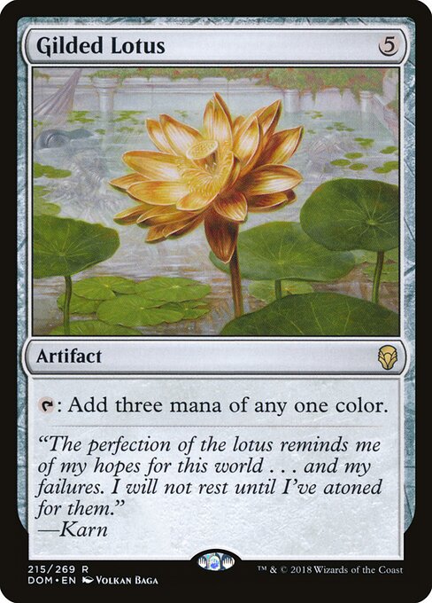 Gilded Lotus card art