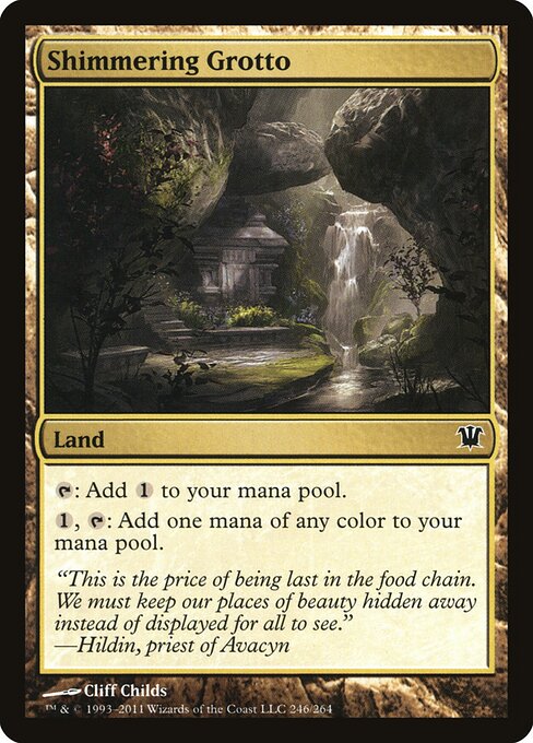 Shimmering Grotto card art