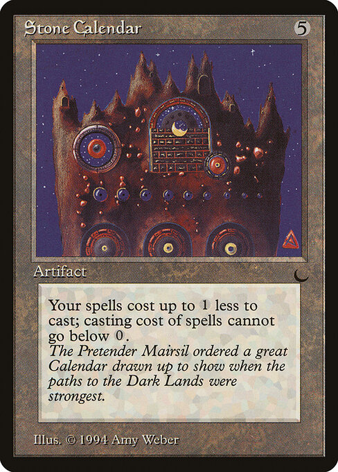 Stone Calendar card art