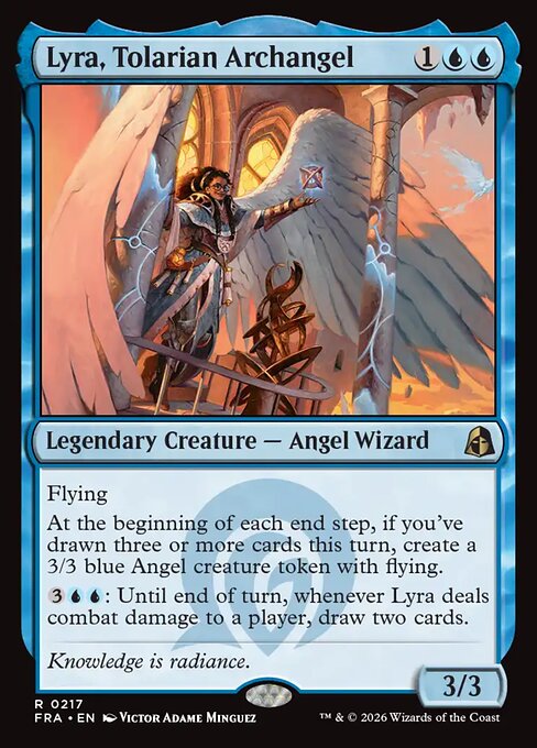 Lyra, Tolarian Archangel card art