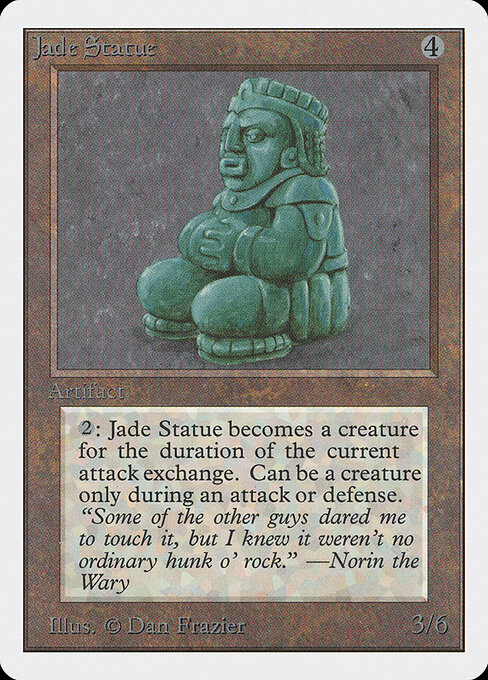 Jade Statue card art