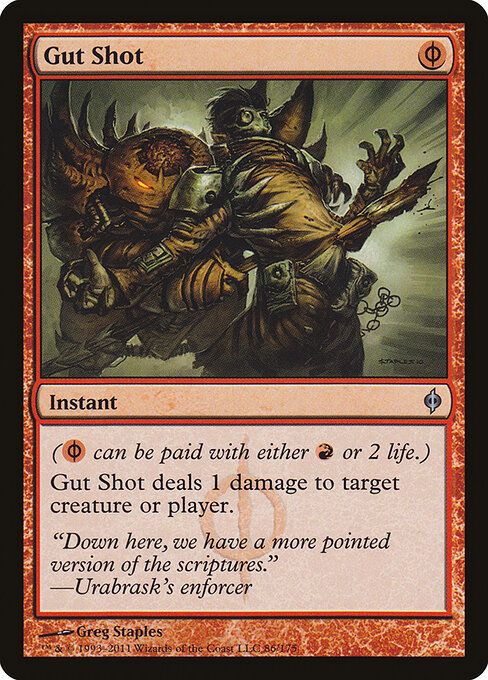 Gut Shot card art