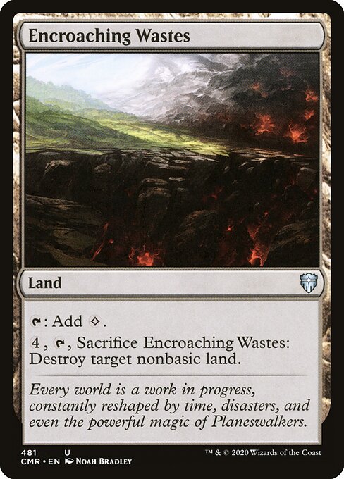 Encroaching Wastes card art
