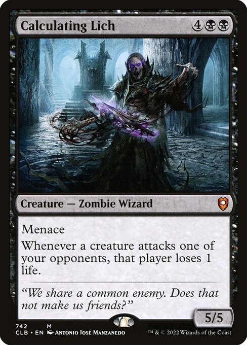 Calculating Lich card art