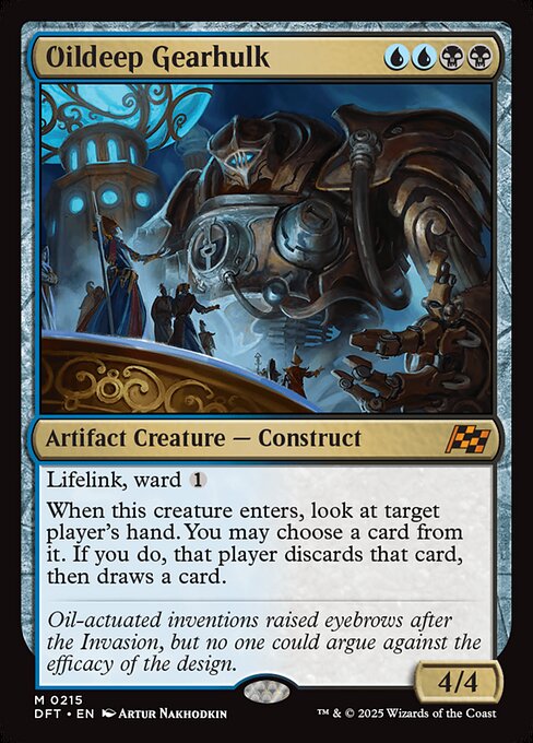 Oildeep Gearhulk card art