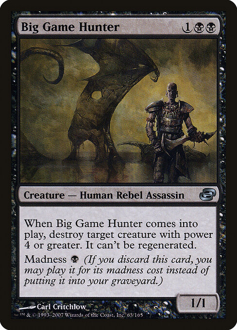 Big Game Hunter card art