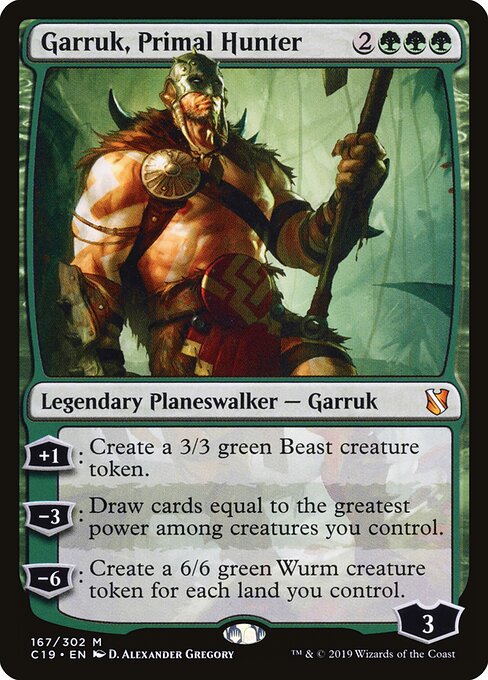 Garruk, Primal Hunter card art