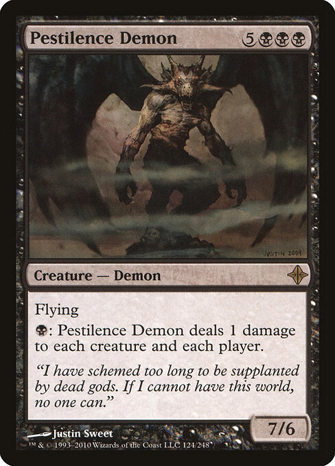 Pestilence Demon card art
