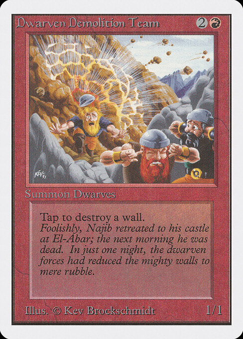 Dwarven Demolition Team card art