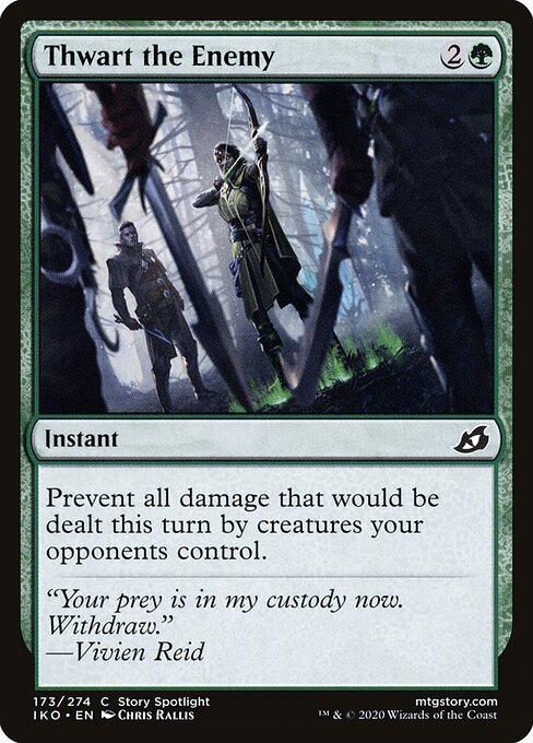 Thwart the Enemy card art