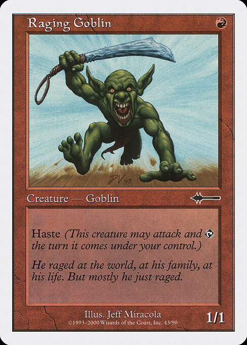 Raging Goblin card art