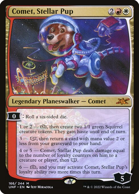 Comet, Stellar Pup card art