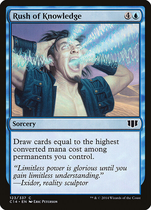 Rush of Knowledge card art